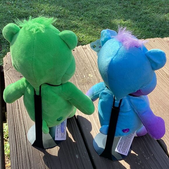 Care Bears Good Luck & Care-a-Lot 9–10” Plush Basic Fun 2022 (1 w/Tag) - Picture 2 of 5